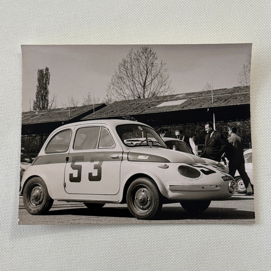 Vintage Fiat 600 Modified Racing Car Photo Photograph Print