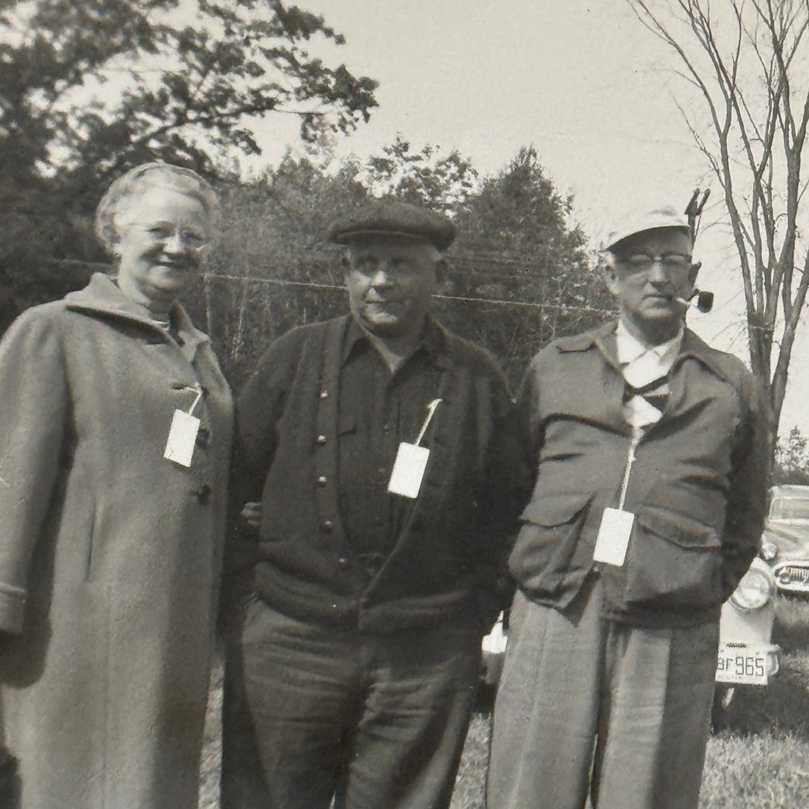 Vintage Car Automobile Photo Photograph Print People