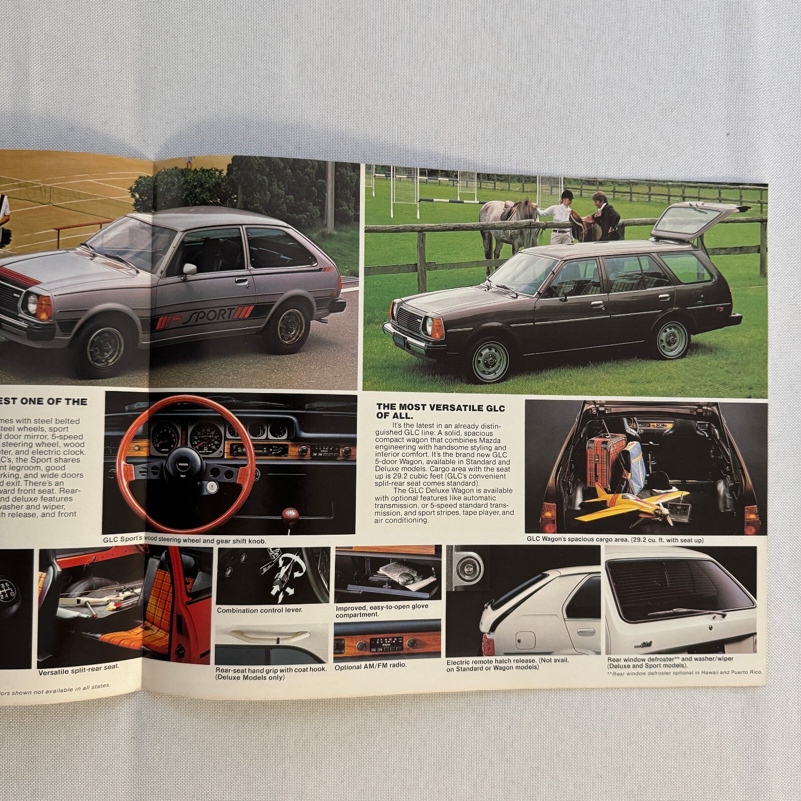 1979 Mazda GLC Car Sales Brochure Catalog Vintage Advertising