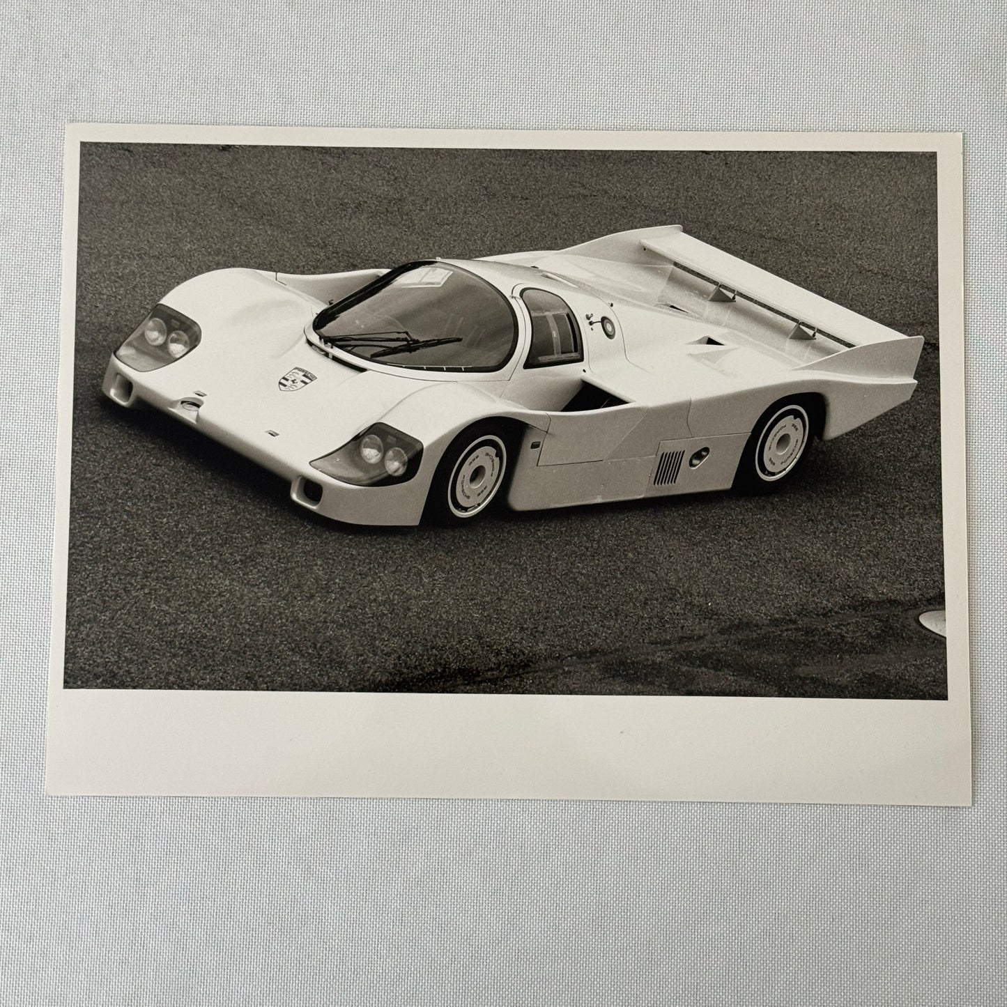 Vintage Porsche 956 Racing Car Photo Photograph Print Race Car