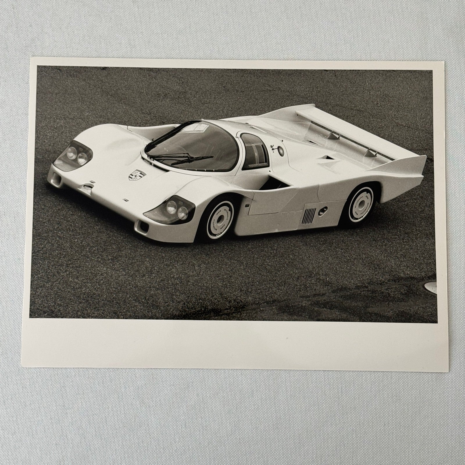 Vintage Porsche 956 Racing Car Photo Photograph Print Race Car