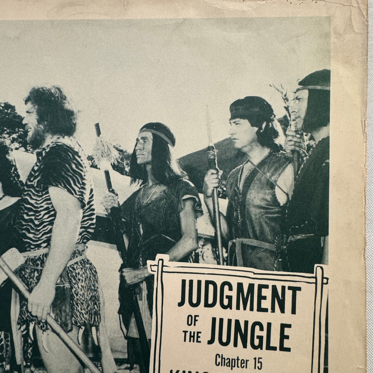 Vintage Movie Lobby Card Poster 1952 Judgement of the Jungle King of the Congo