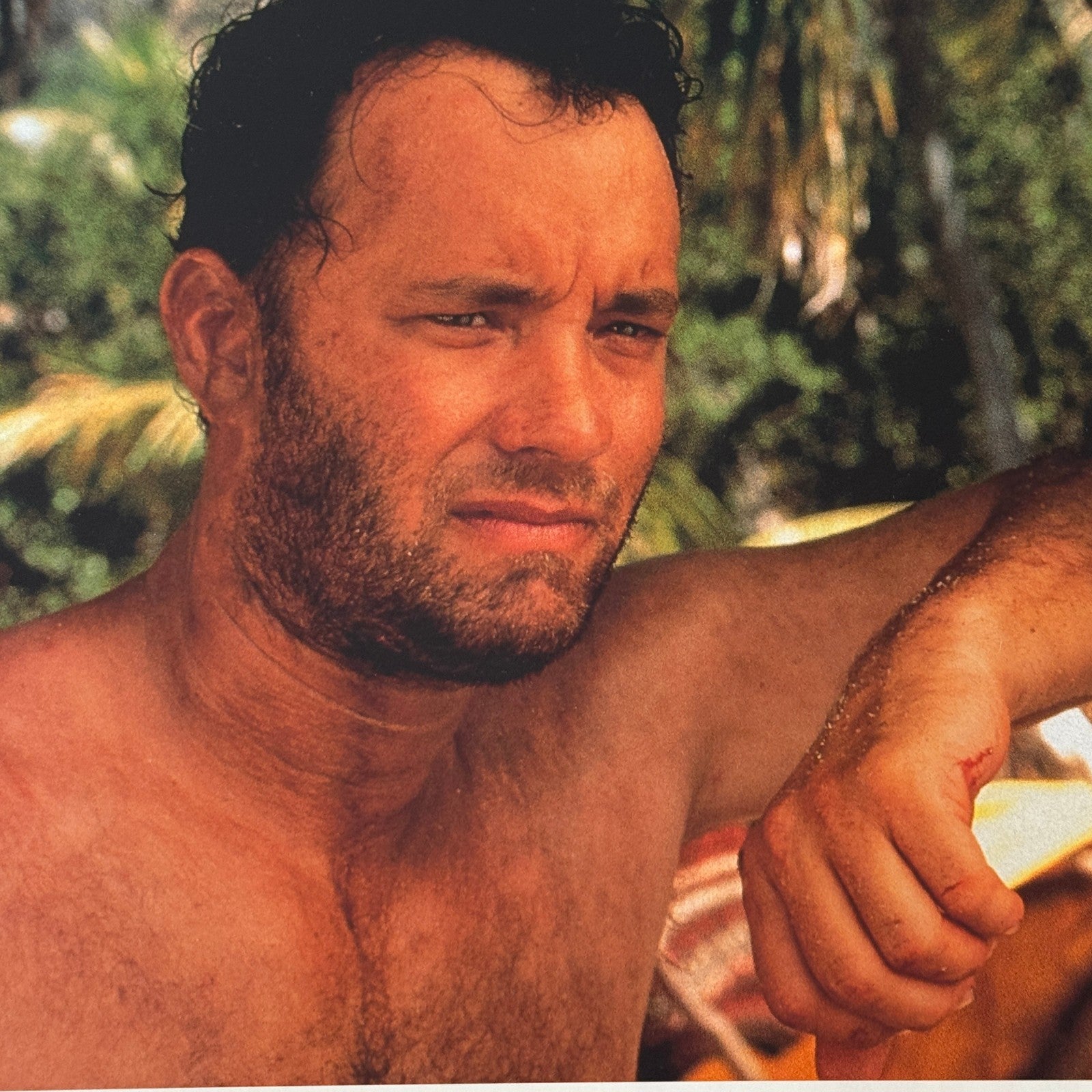 Vintage Movie Lobby Card Poster Lot Cast Away Seul Au Monde FRENCH Tom Hanks