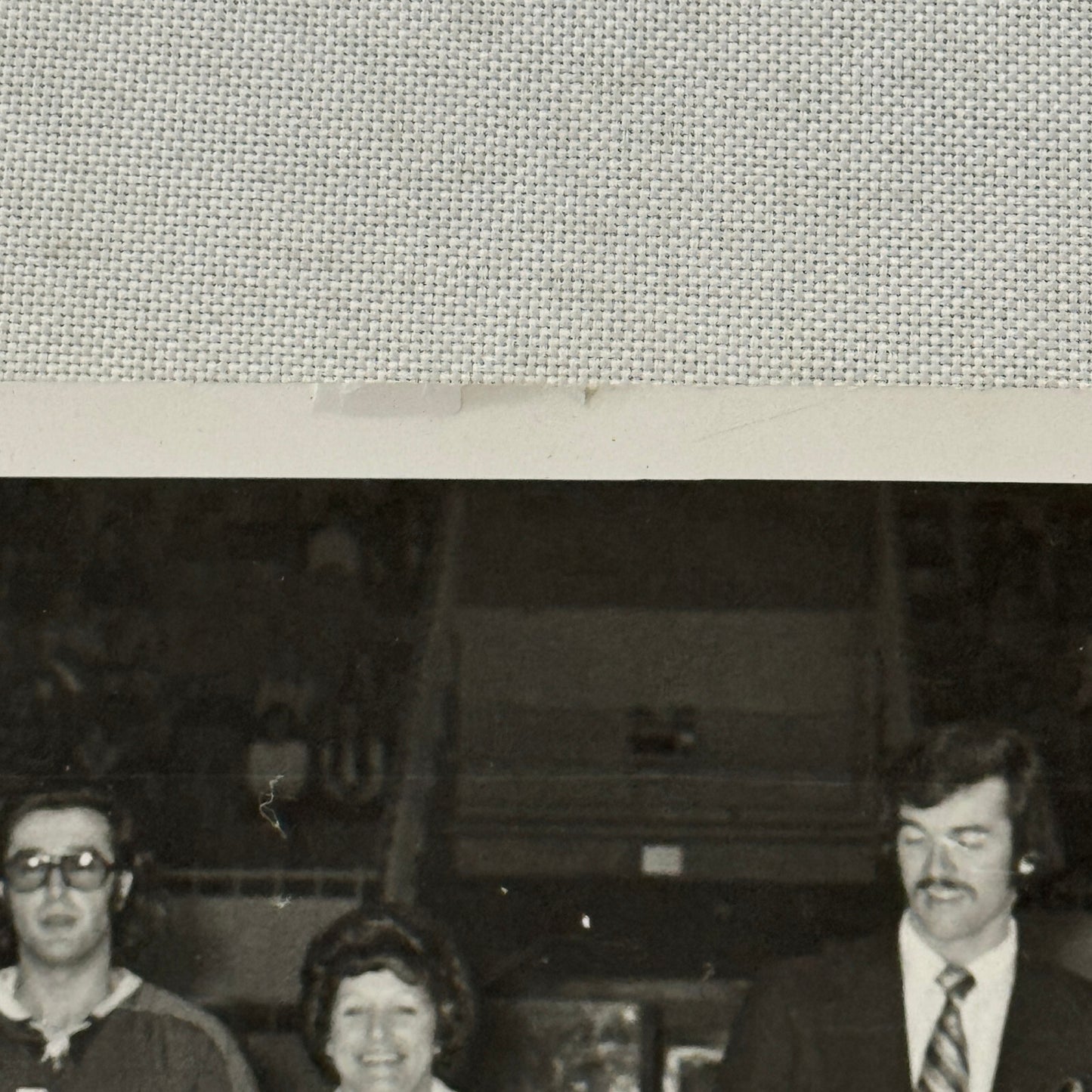 Vintage Hockey Game Photo Photograph Quebec Amateur Players CJMS