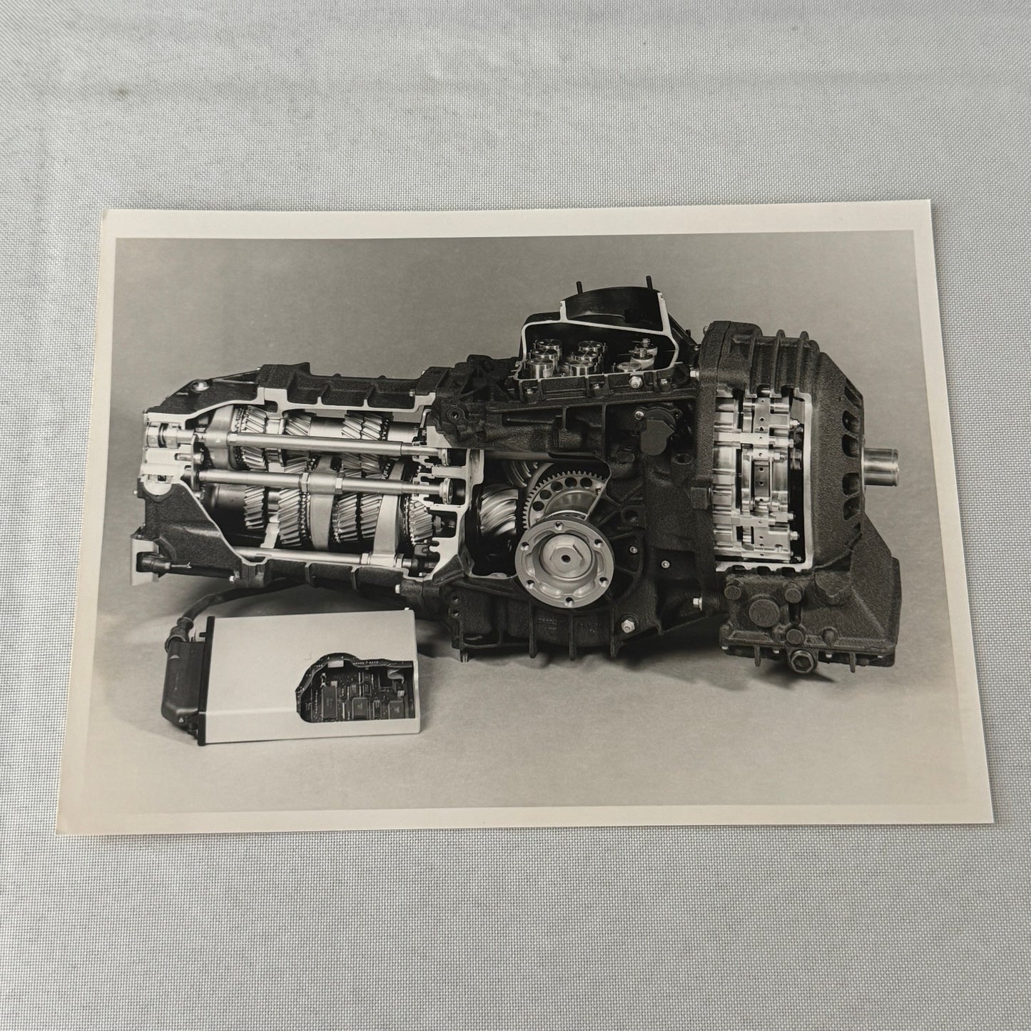 1987 Porsche Car Gearbox Cutaway Model Photo Photograph Print