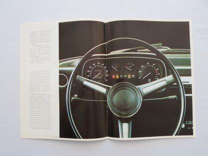 1969 1970 BMW 2500 & 2800 Sales Brochure Catalog FRENCH TEXT