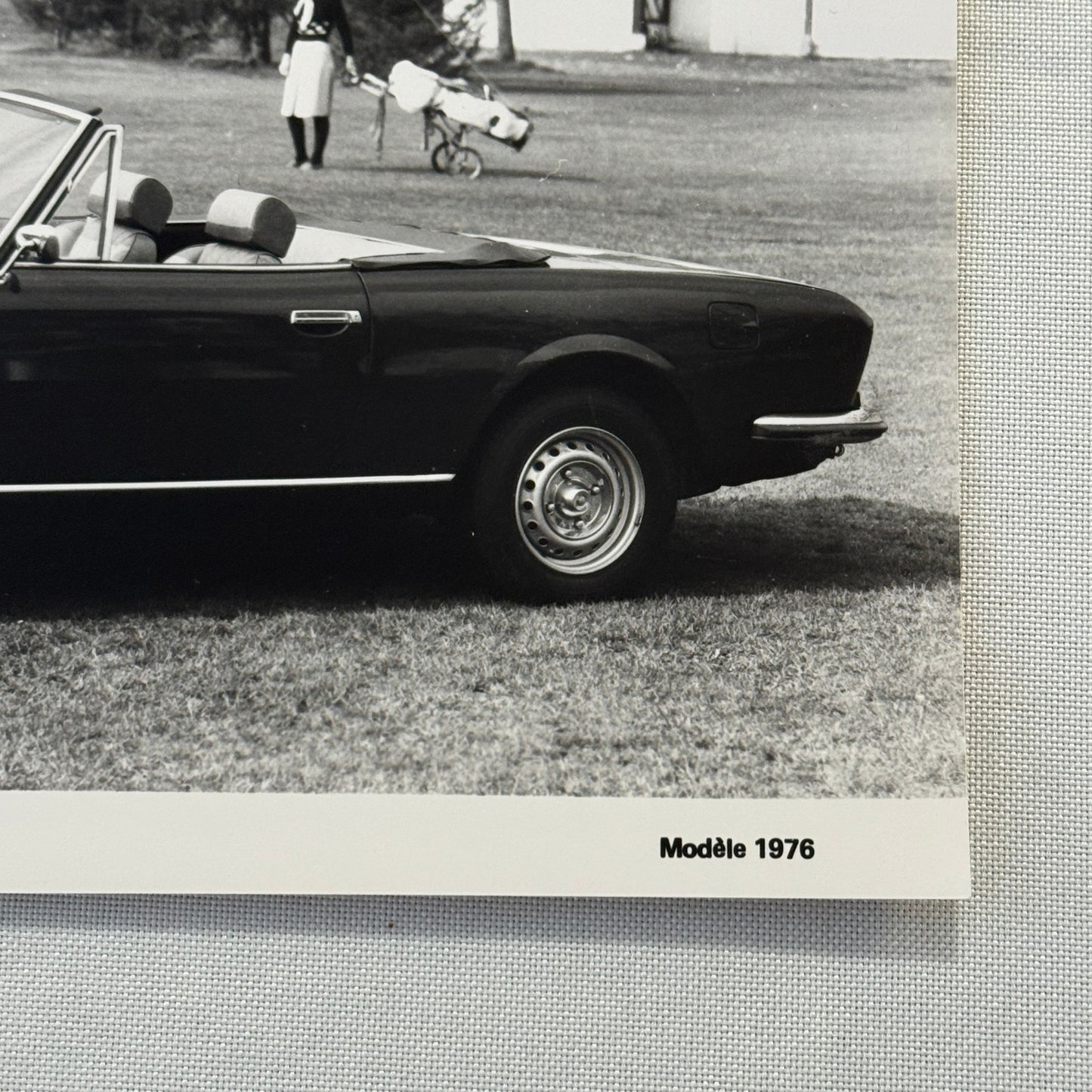 1976 Peugeot 504 Cabriolet Convertible Factory Press Photo Photograph Vintage