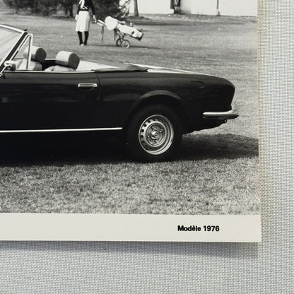 1976 Peugeot 504 Cabriolet Convertible Factory Press Photo Photograph Vintage
