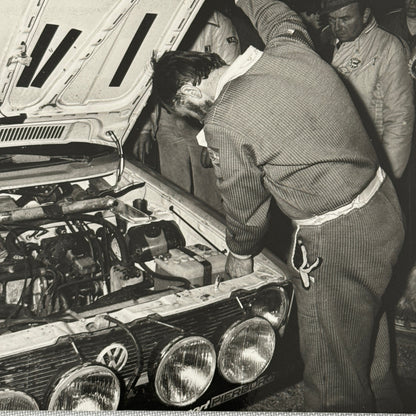 1980 Rallye Monte Carlo Press Photo Photograph DPPI VW Volkswagen Golf GTi Car