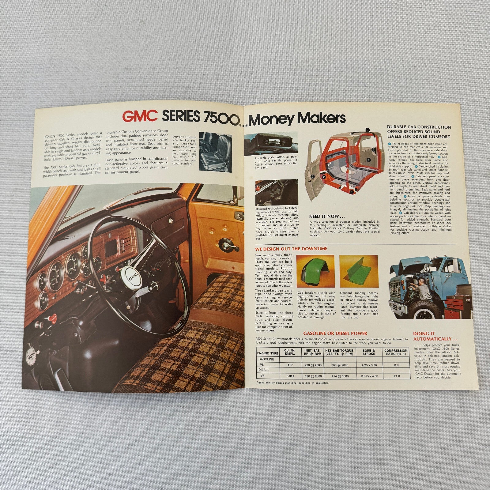 GMC 7500 Series Conventional Truck Sales Brochure Catalog