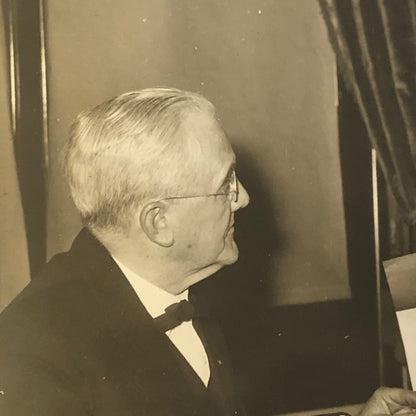 Press Photo Photograph Senator Norris Christmas Telegram 1933 Tennessee Valley