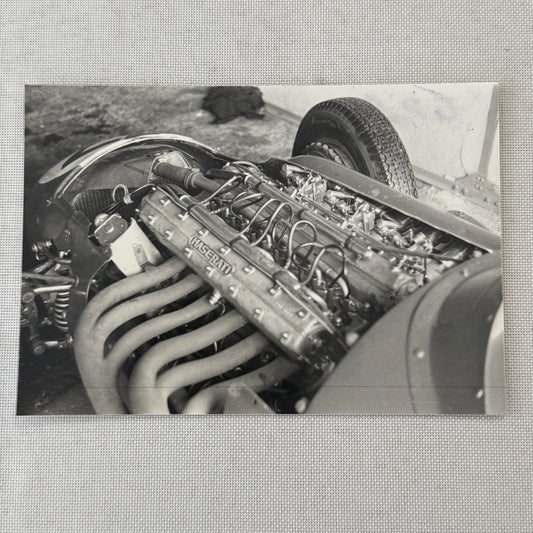 Maserati Racing Engine Motor Photo Photograph Print 1956 German Grand Prix Race