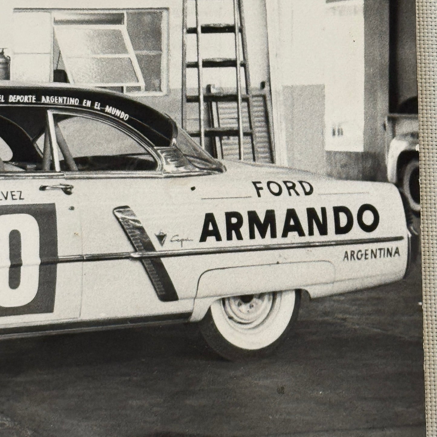 1953 Carrera Panamericana Racing Photo Oscar A. Galvez Lincoln Capri Photograph