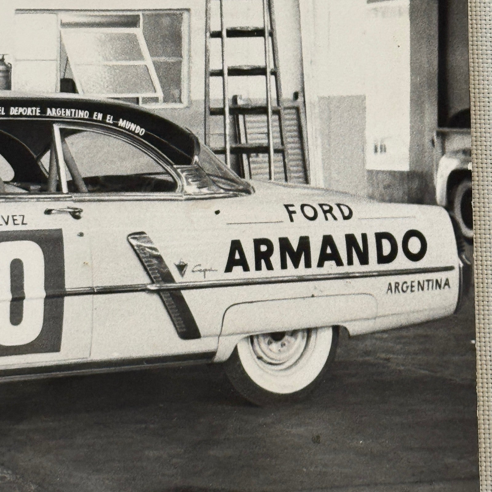 1953 Carrera Panamericana Racing Photo Oscar A. Galvez Lincoln Capri Photograph