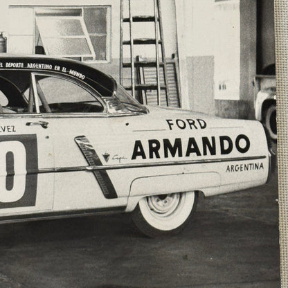 1953 Carrera Panamericana Racing Photo Oscar A. Galvez Lincoln Capri Photograph