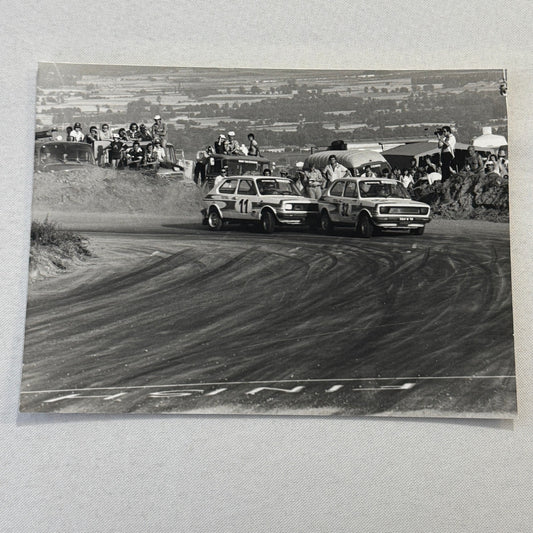 Vintage Rally Racing Photo Photograph Print DPPI Fiat 127 Cars