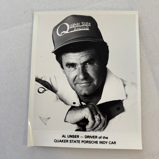 Porsche Racing Driver Al Unser Factory Press Photo Photograph Indy Quaker State