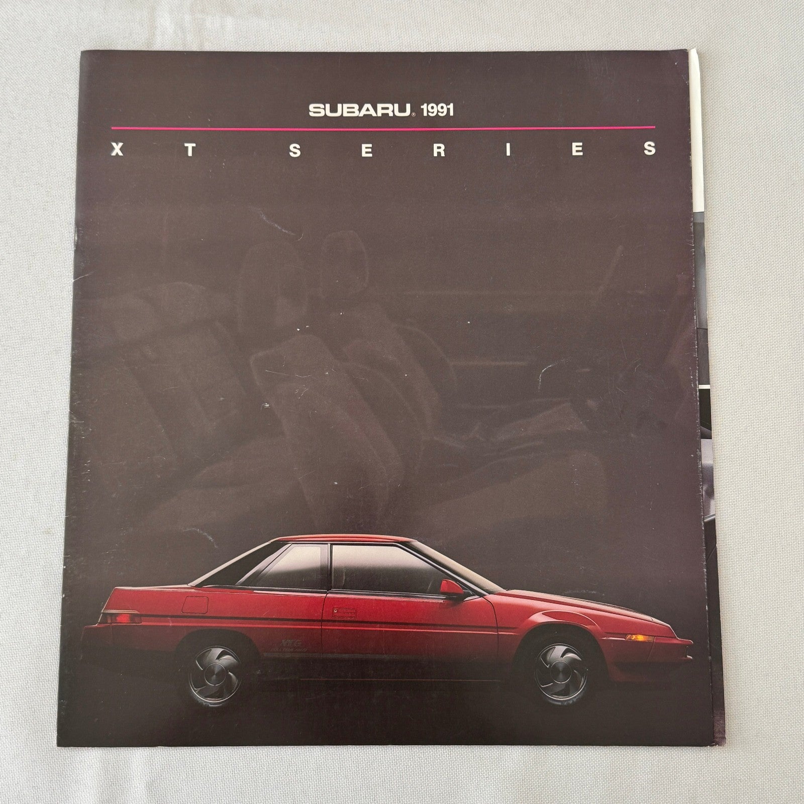 1991 Subaru XT Series Car Sales Brochure Catalog Vintage Advertising Coupe