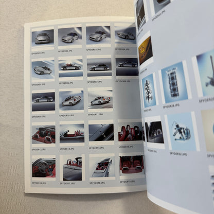 2001 Maserati Spyder Convertible Press Kit Brochure Photo CD Frankfurt Autoshow