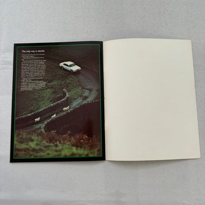 Jaguar XJ6 and XJ12 Car Sales Brochure Catalog Advertising 1978