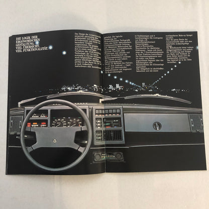 1980 Lancia 1300 and 1500 Car Sales Brochure Catalog German Text