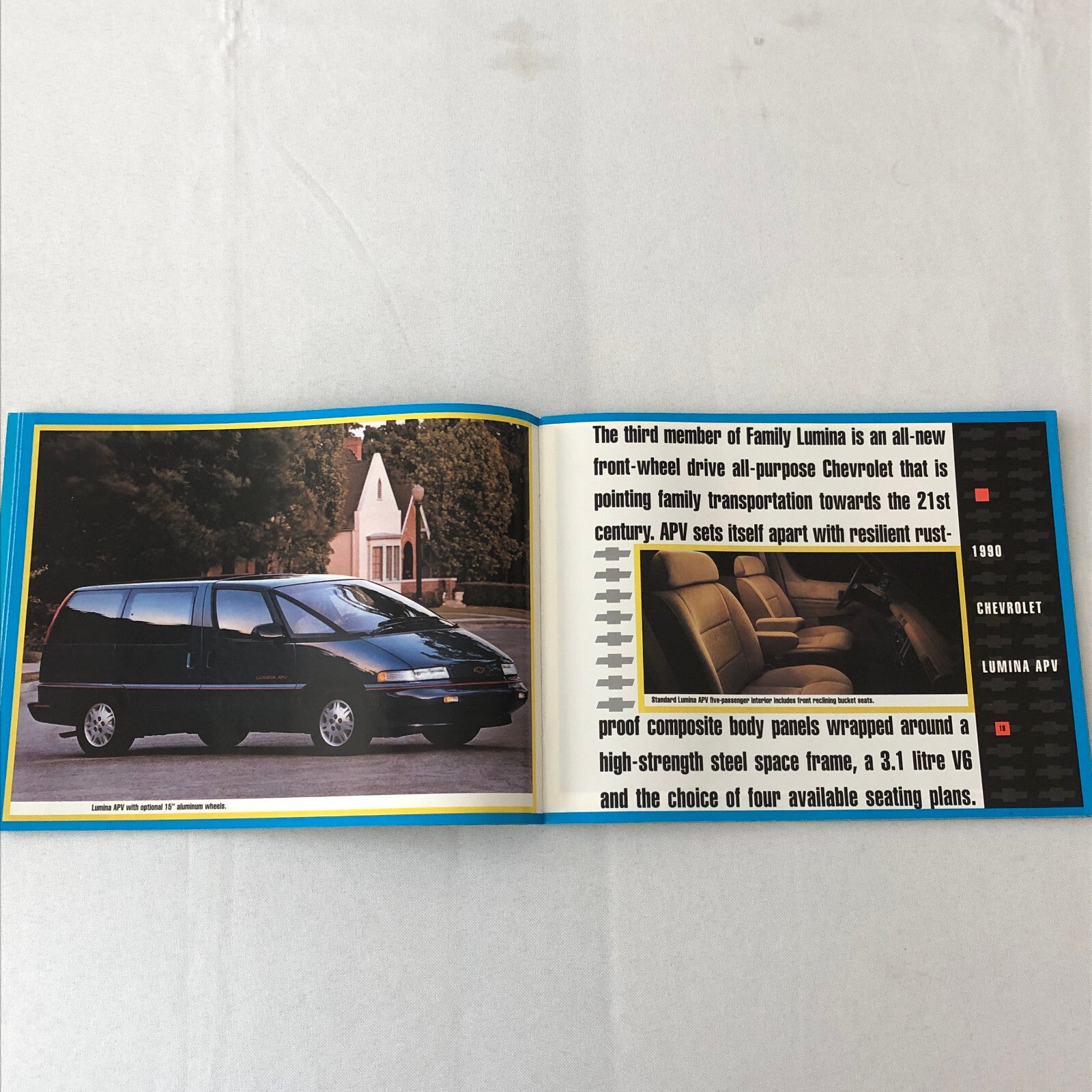 1990 Chevrolet Sales Brochure Lumina APV Van Corsica Celebrity Wagon Caprice +