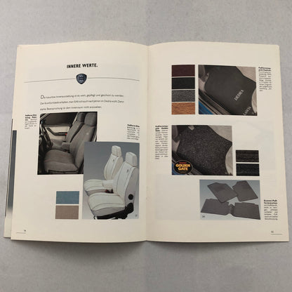 Lancia Dedra Car ACCESSORIES Sales Brochure Catalog Dedra German Text