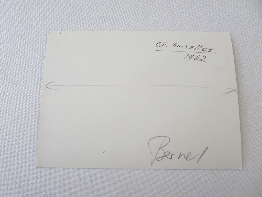 Vintage 1962 Racing Photograph Photo Image - Grand Prix Belgium Brussels Cars 