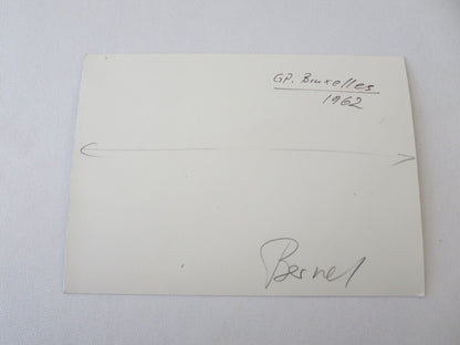 Vintage 1962 Racing Photograph Photo Image - Grand Prix Belgium Brussels Cars 