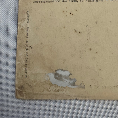 Vintage Racing Postcard Post Card French