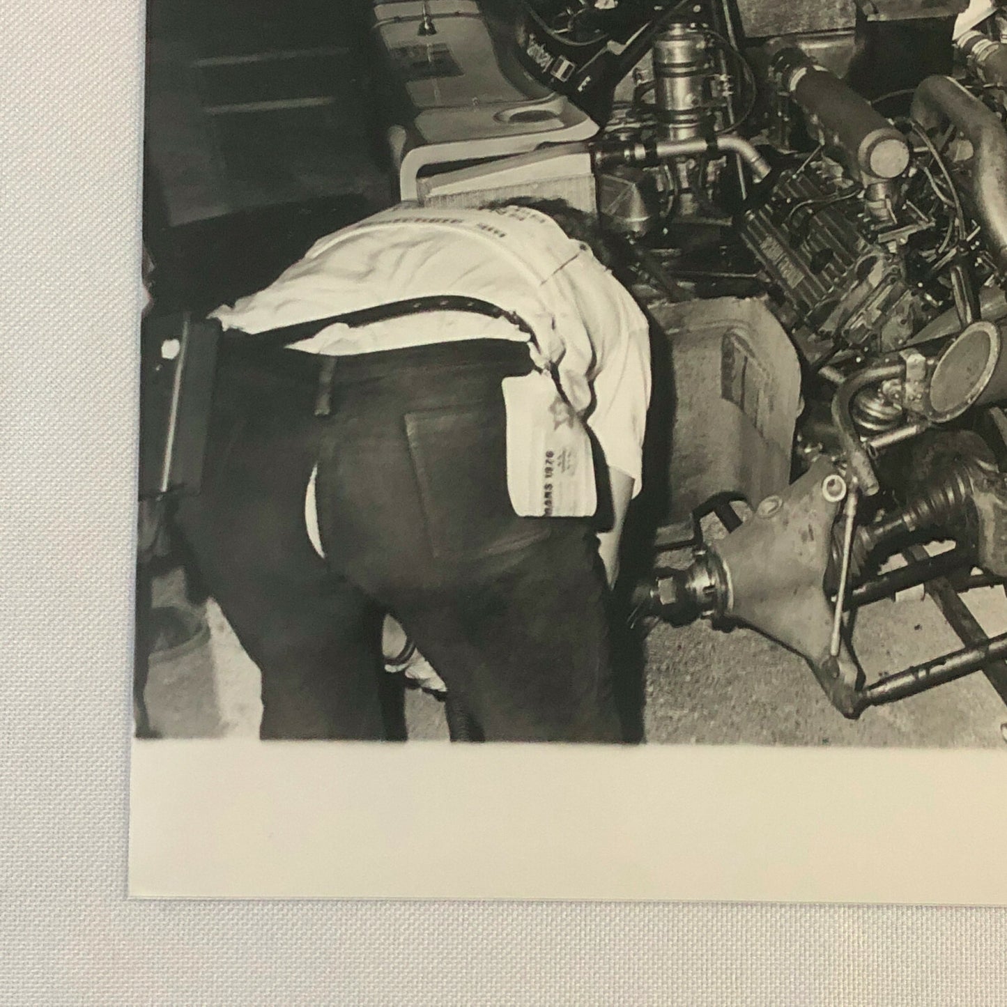 Vintage Racing Photo Photograph Renault Sport Car 1976 24 Hours of LeMans ? 