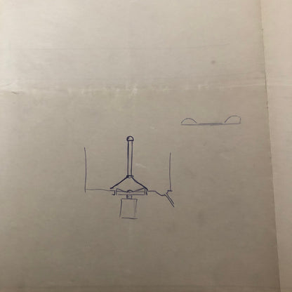 Vintage Porsche Reutter & Co Coachbuilder Factory Part Blueprint Document German