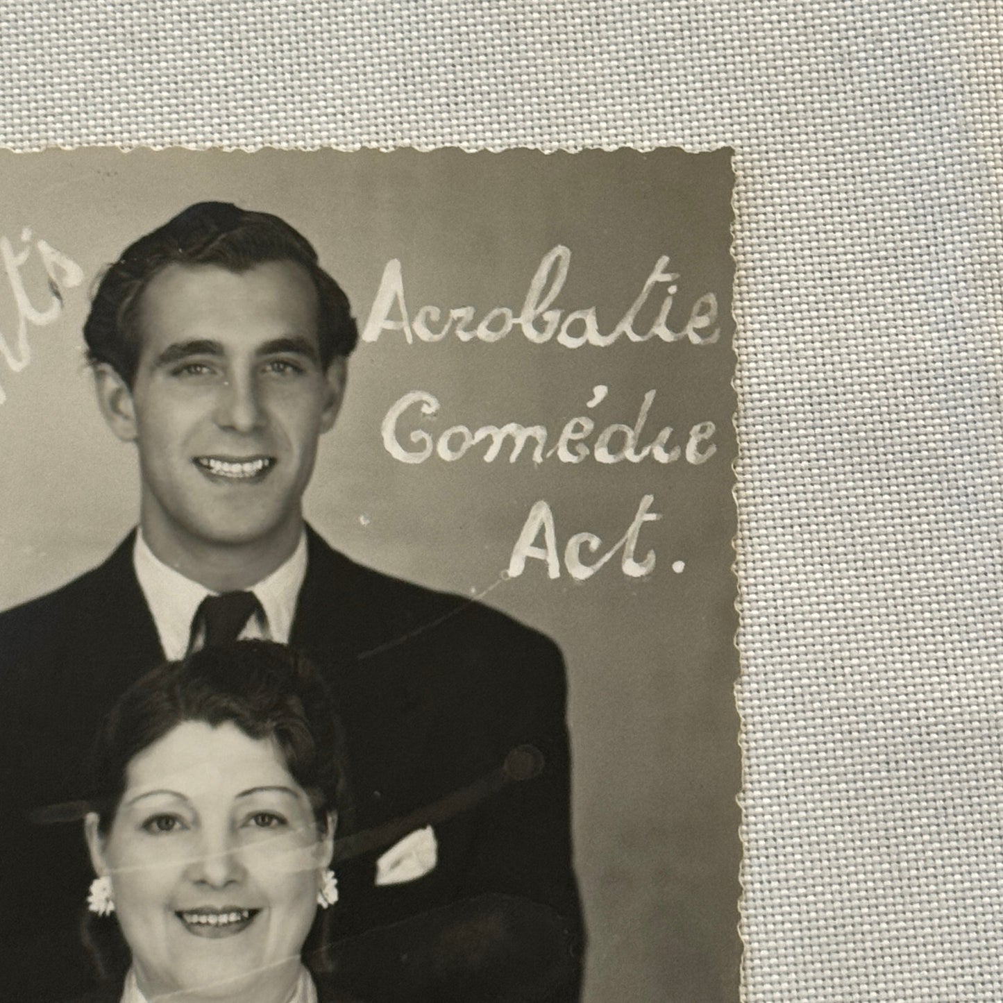 Vintage Circus Comedy Acrobatic Acrobat Act Photo Photograph 3 Constants