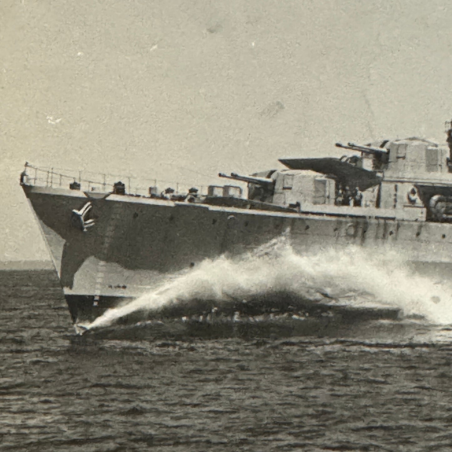 Military Ship Photo Photograph Boat Vintage HMCS MICMAC ?