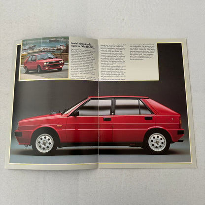 Lancia Delta Car Sales Brochure Catalog German Text GT HF Turbo 1.3