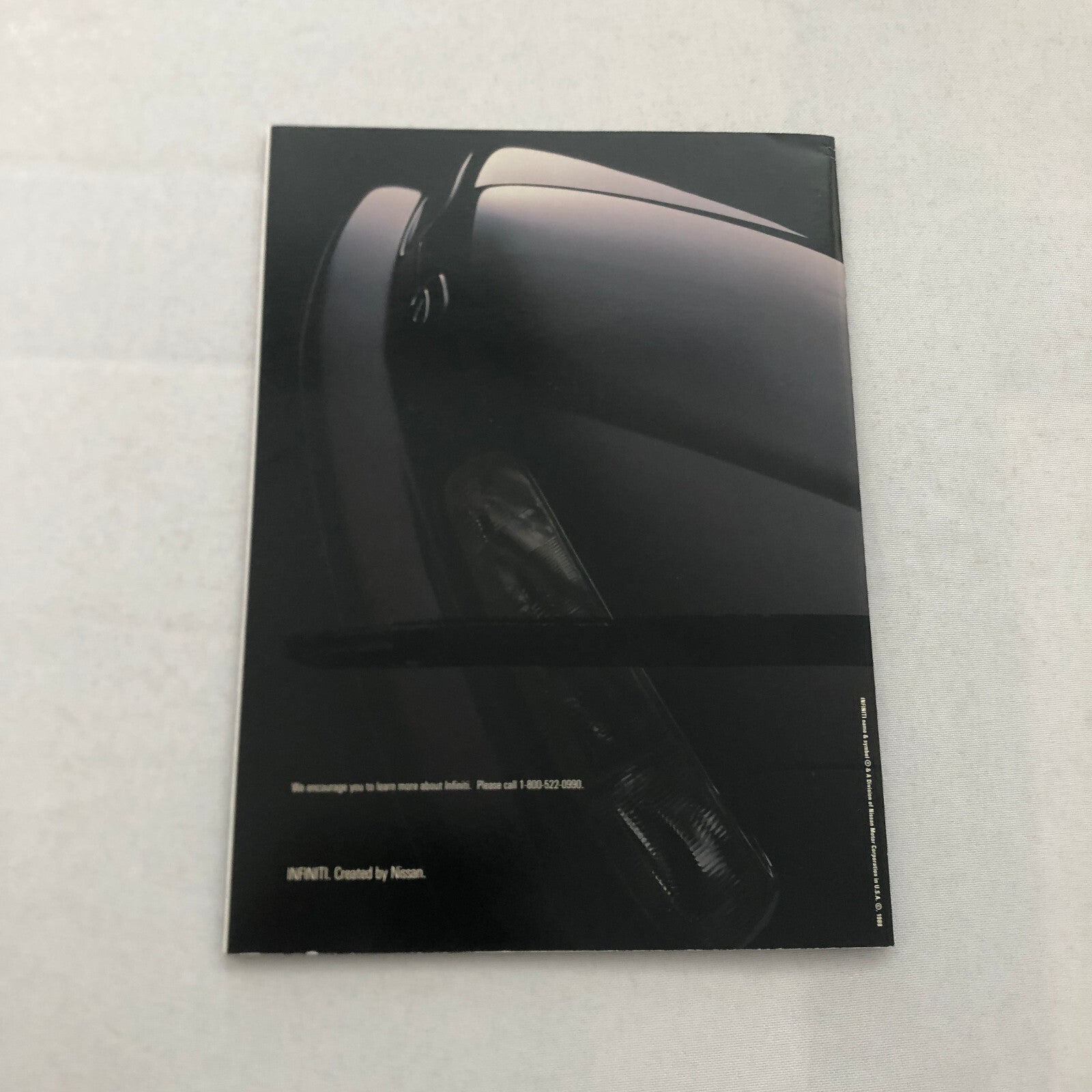 Infiniti Car Sales Brochure Catalog 1988 1989 Q45 M30 Coupe Convertible