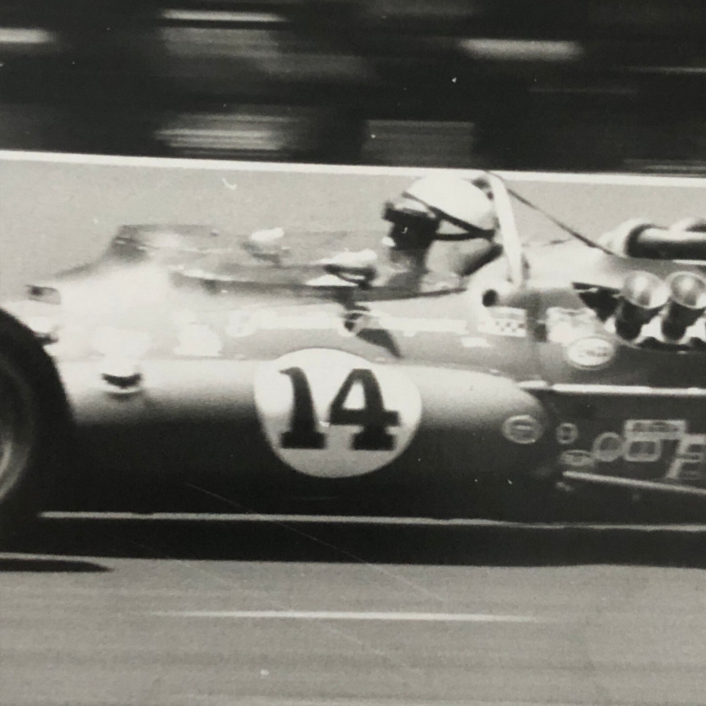 Vintage Indy 500 Indianapolis 500 1967 Racing Photo Photograph AJ Foyt Car