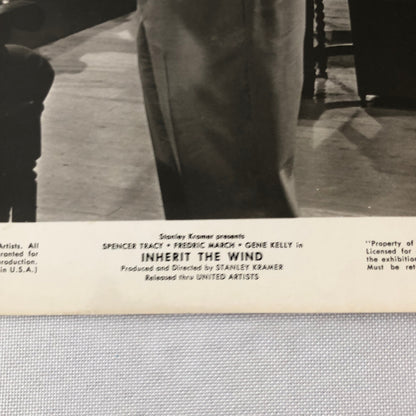 Inherit the Wind Movie Press Photo Photograph Print 1960 United Artists
