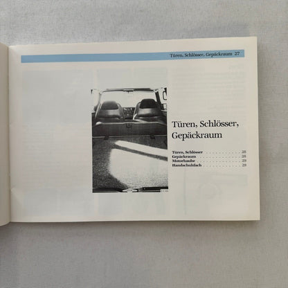 1988 Saab 900 Owners Manual Instruction Guide Book Combi Cabriolet GERMAN TEXT