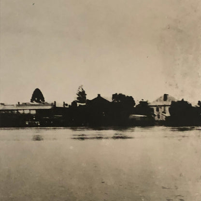 Press Photo Photograph Australia Flood Wagga New South Wales NSW 1934 Disaster