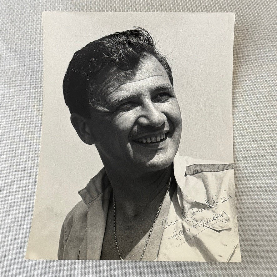 Vintage Racing Hans Hermann Driver Photo Photograph Print