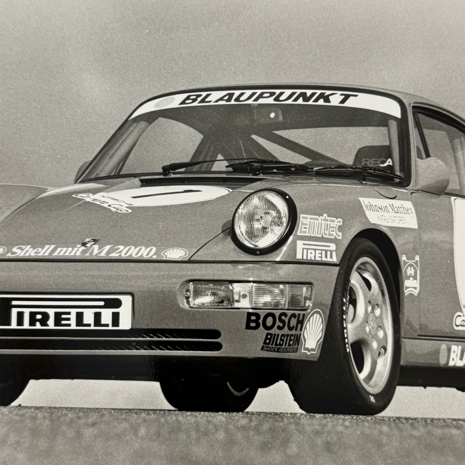 Vintage Porsche 911 Carrera Cup Racing Car Factory Press Photo Photograph Print
