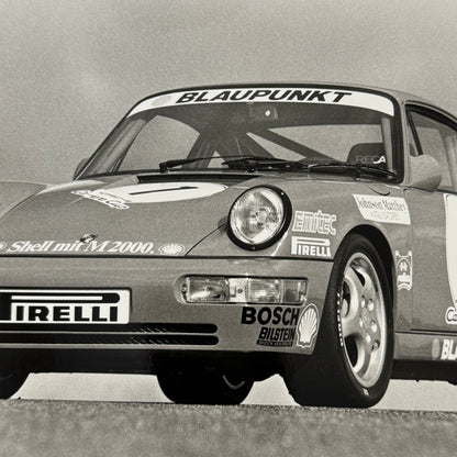 Vintage Porsche 911 Carrera Cup Racing Car Factory Press Photo Photograph Print