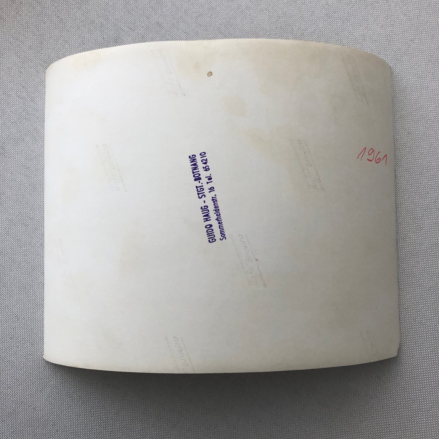 Vintage Solitude Grand Prix Racing Photo Photograph 1961 Borgward Sign