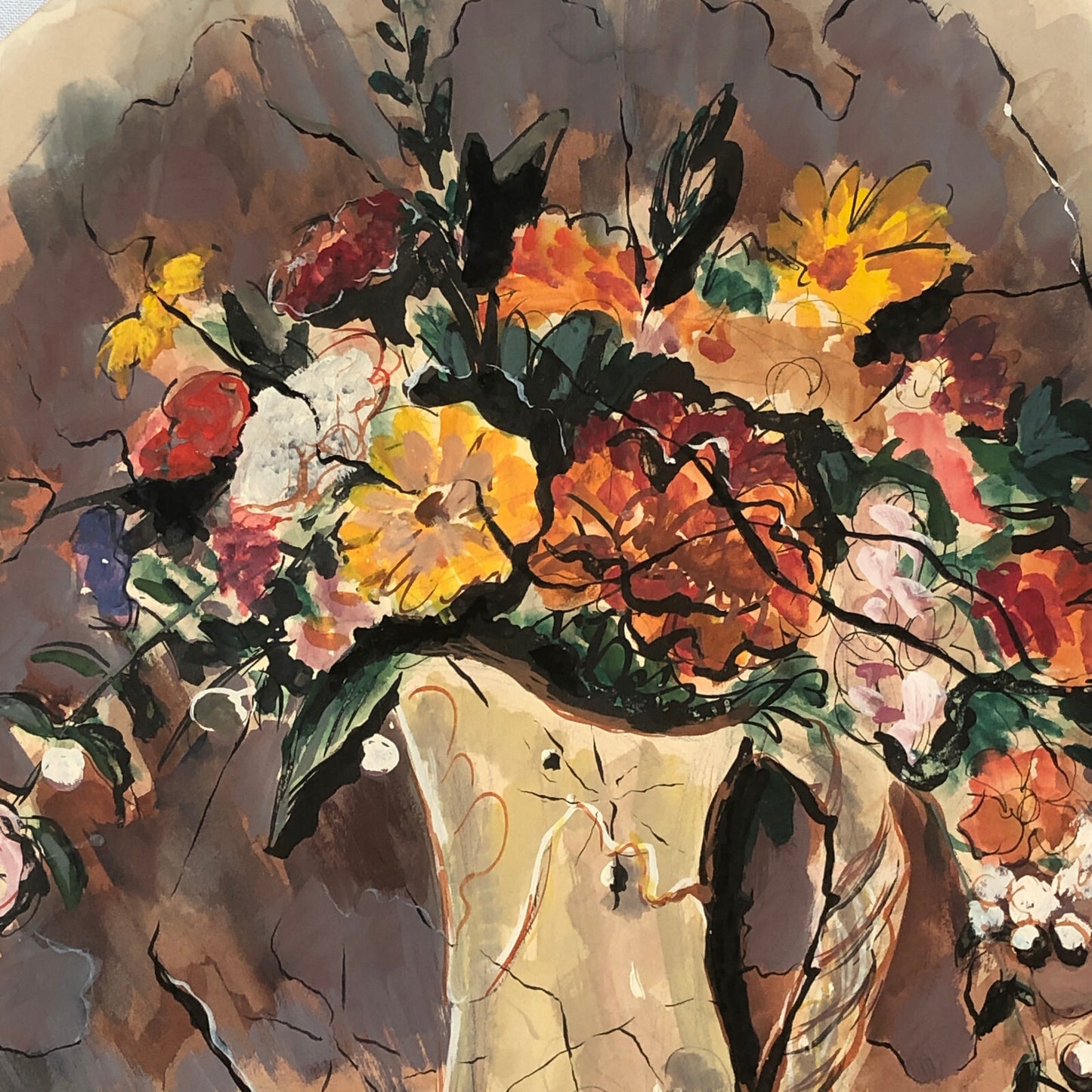 Vintage Painting Art Artwork Artist Arthur E Sudler Flowers Still Life