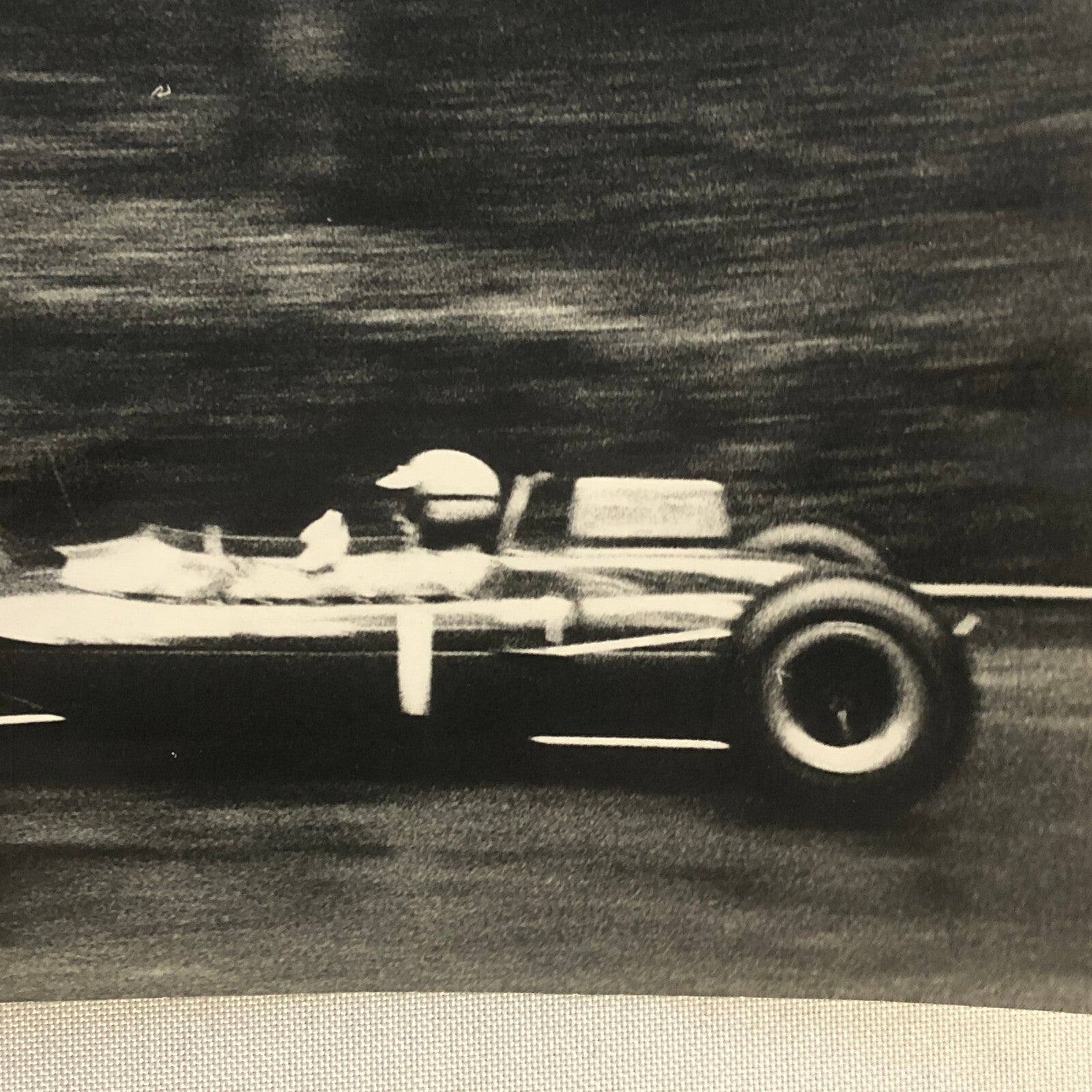 Vintage Racing Car Photo Photograph Print - Tag AL17313