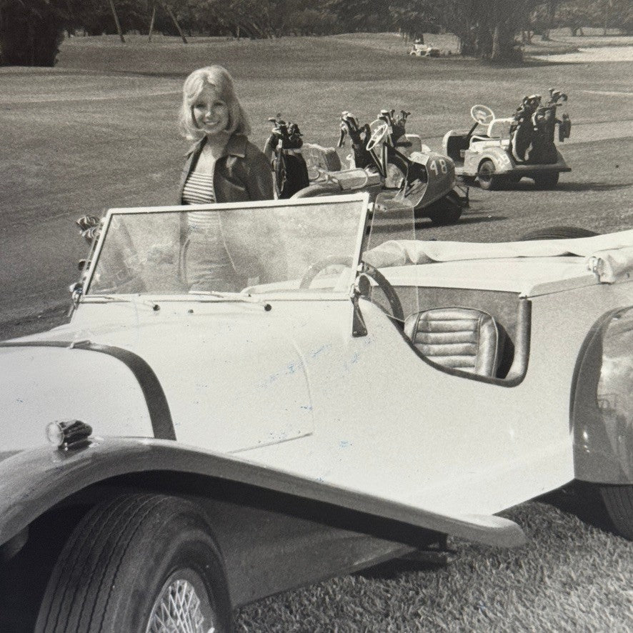 Vintage Kit Car Photo Neoclassic Volkswagen Beetle Based Photograph Mercedes