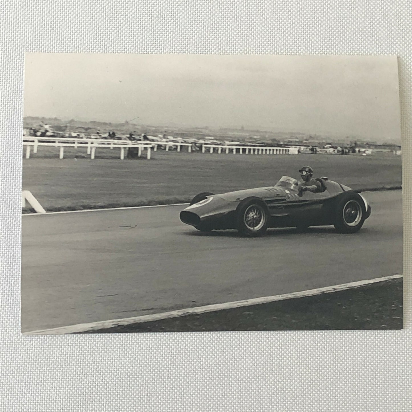 Juan Manuel Fangio 1957 British Grand Prix Maserati 250F Racing Photo Photograph