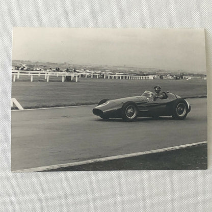 Juan Manuel Fangio 1957 British Grand Prix Maserati 250F Racing Photo Photograph