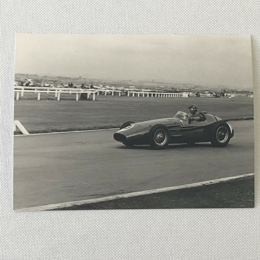 Juan Manuel Fangio 1957 British Grand Prix Maserati 250F Racing Photo Photograph
